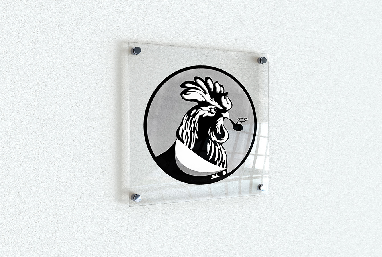 Insegna di Plexiglass